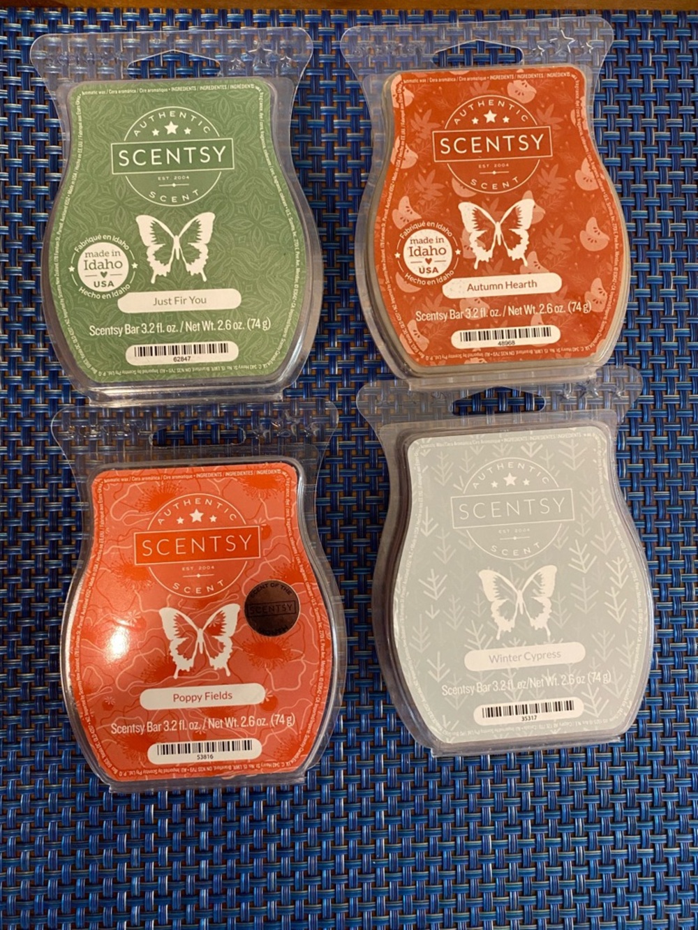 Retired Scentsy Wax Bars- 9 scents-new and used